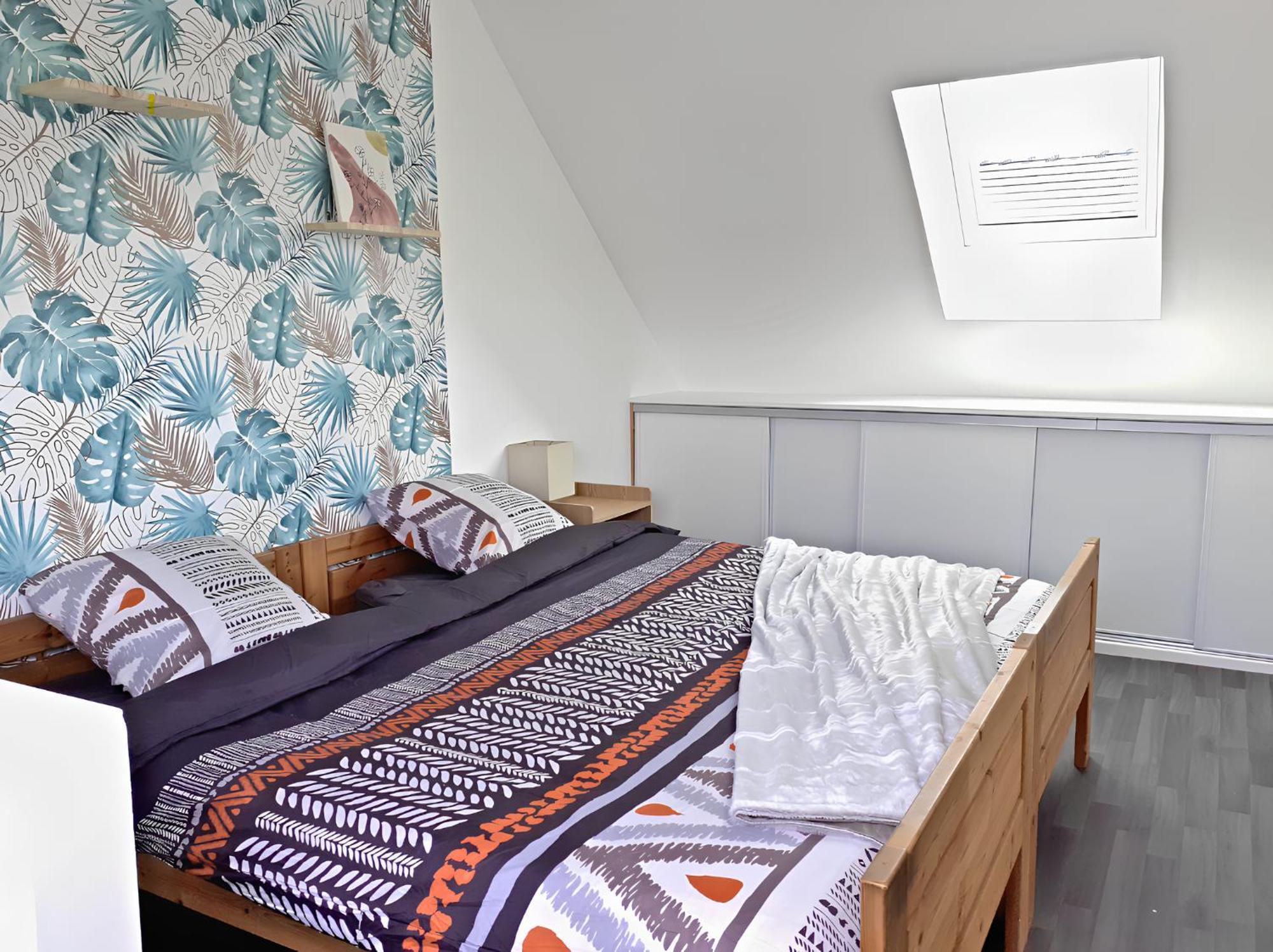 L'Artistique, 4 Lits, 2 Chambres, Stationnement Gratuit, Spacieux, Atypique Amiens Exterior photo